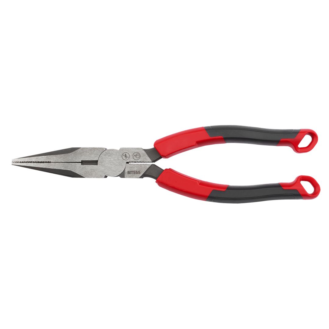 For Milwaukee 8 Long Nose Comfort Grip Pliers,MT555,Needle Nose Pliers 