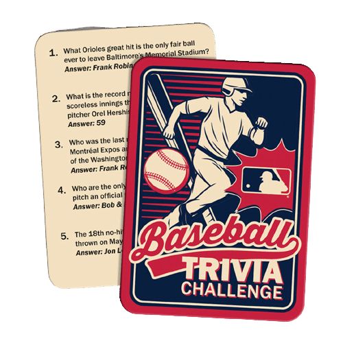 MLB Baseball Trivia Challenge Game