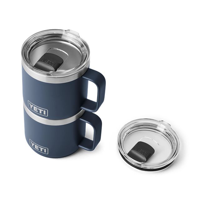 YETI Rambler 14 oz Stackable Mug, Vacuum Insulated, Stainless Steel with  MagSlider Lid, Navy