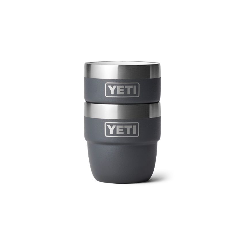 YETI-Rambler 4 oz cup 2 pk Charcoal