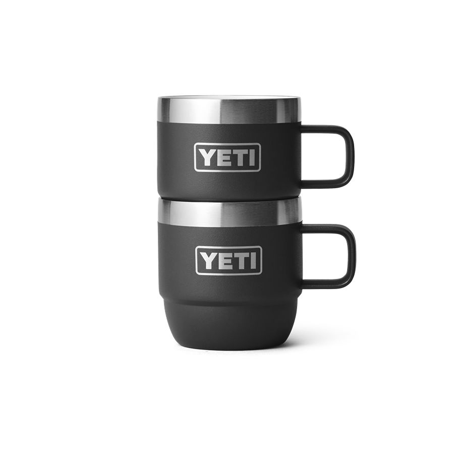 YETI® Black Rambler 6oz Espresso Mug 2 Pack