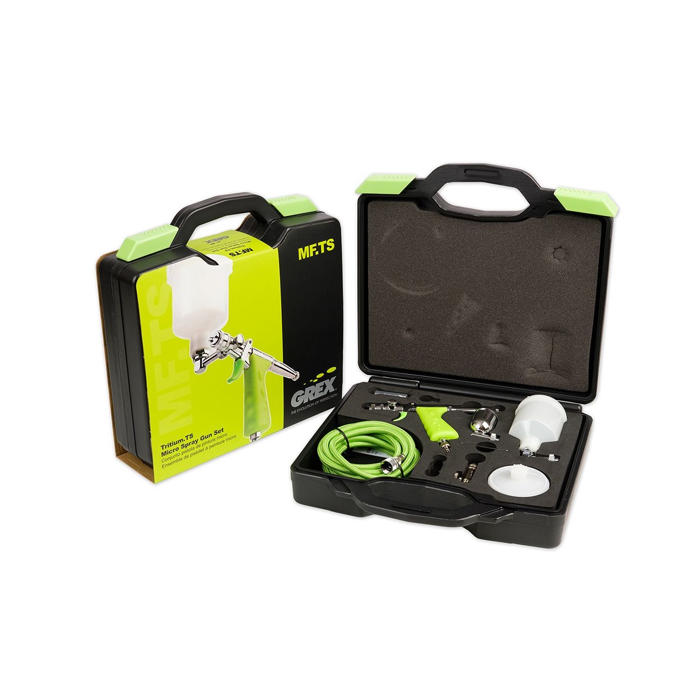 Grex Tritium.TS7 Side Gravity Feed Spray Gun Set, 0.7mm