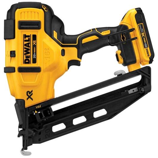 DEWALT 20V MAX XR Lithium-Ion Cordless 15-Gauge Finish Nailer DCN650D1 -  The Home Depot