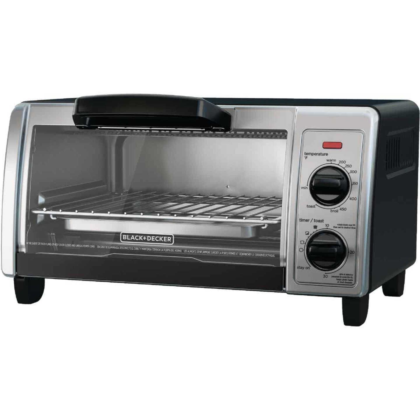 Oster 4-Slice Matte Black Compact Toaster Oven - Bender Lumber Co.