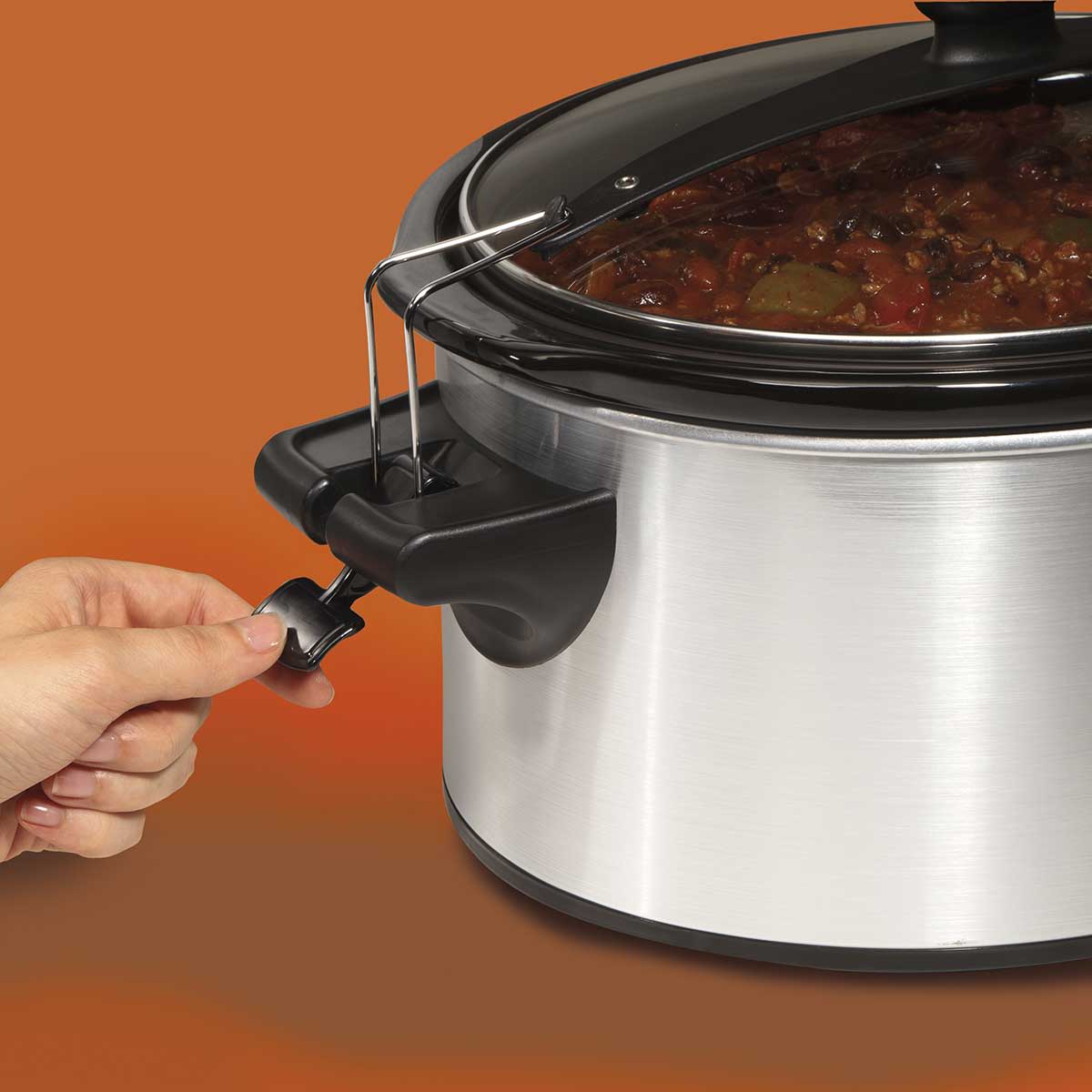 Hamilton Beach 6 Quart Stay or Go Slow Cooker - Shop Cookers & Roasters at  H-E-B