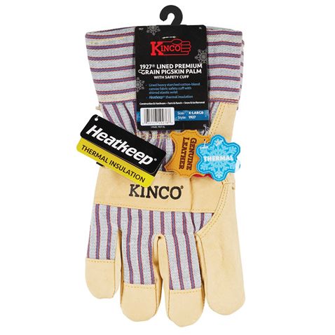 Kinco Men's XL Cotton Blend Canvas Work Gloves