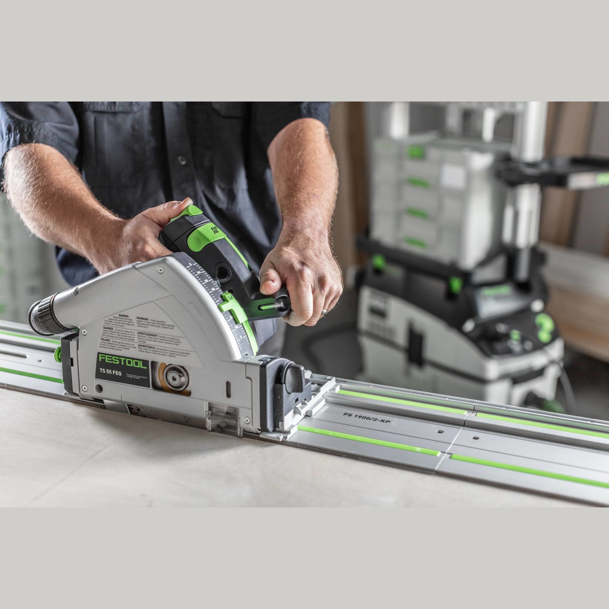 Festool 576708 TS 55 FEQ-F-Plus Plunge-Cut Track Saw Only Hartville  Hardware