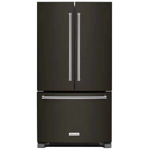 KitchenAid 22 cu. ft. 36-Inch Width Counter Depth French Door Refrigerator with Interior Dispense and PrintShield™ Finish