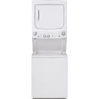 GE Unitized Spacemaker® 3.8 cu. ft. Capacity Washer with Stainless Steel Basket and 5.9 cu. ft. Capacity Gas Dryer