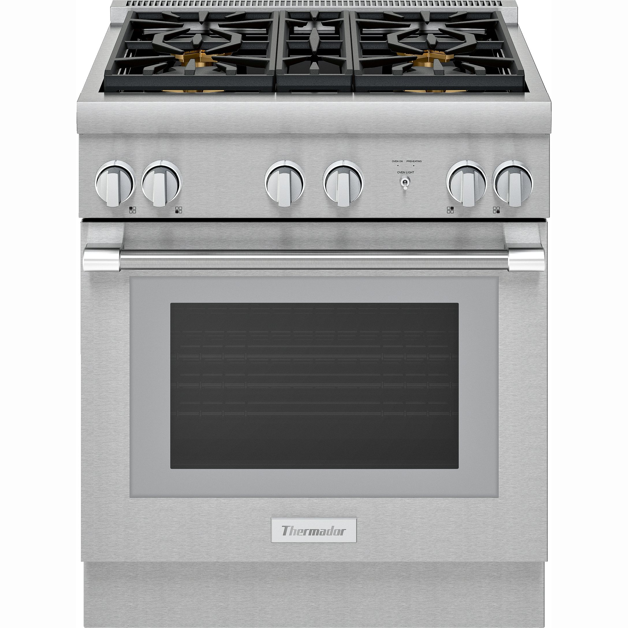 Thermador Gas Professional Range, 30'' Pro Harmony® Standard Depth, Stainless Steel