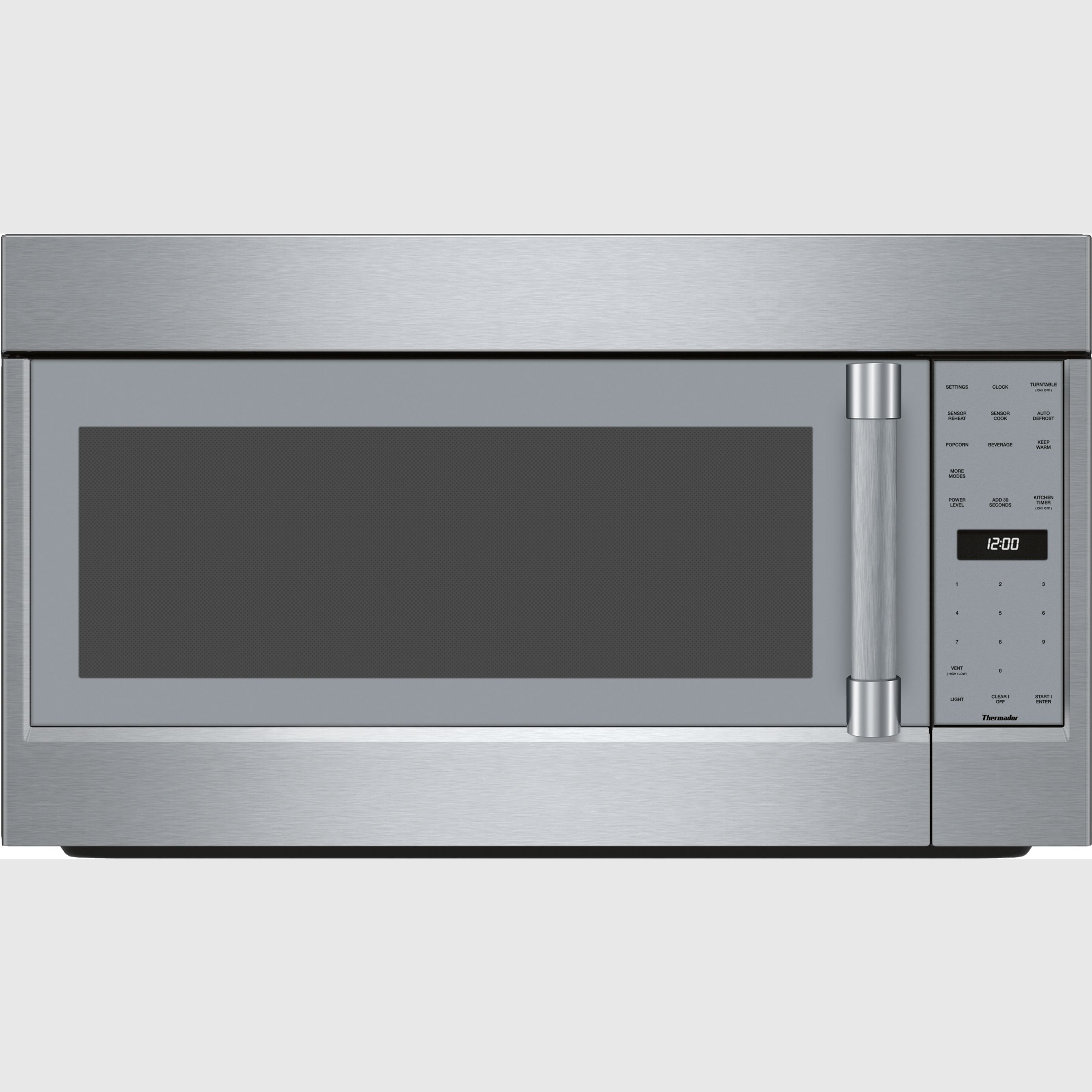 Thermador Over-The-Range Microwave, 30'', Left Side Opening Door, Stainless Steel