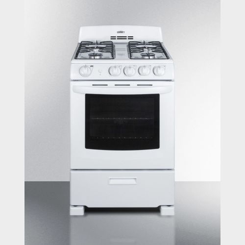 Summit 24" Wide Gas Range