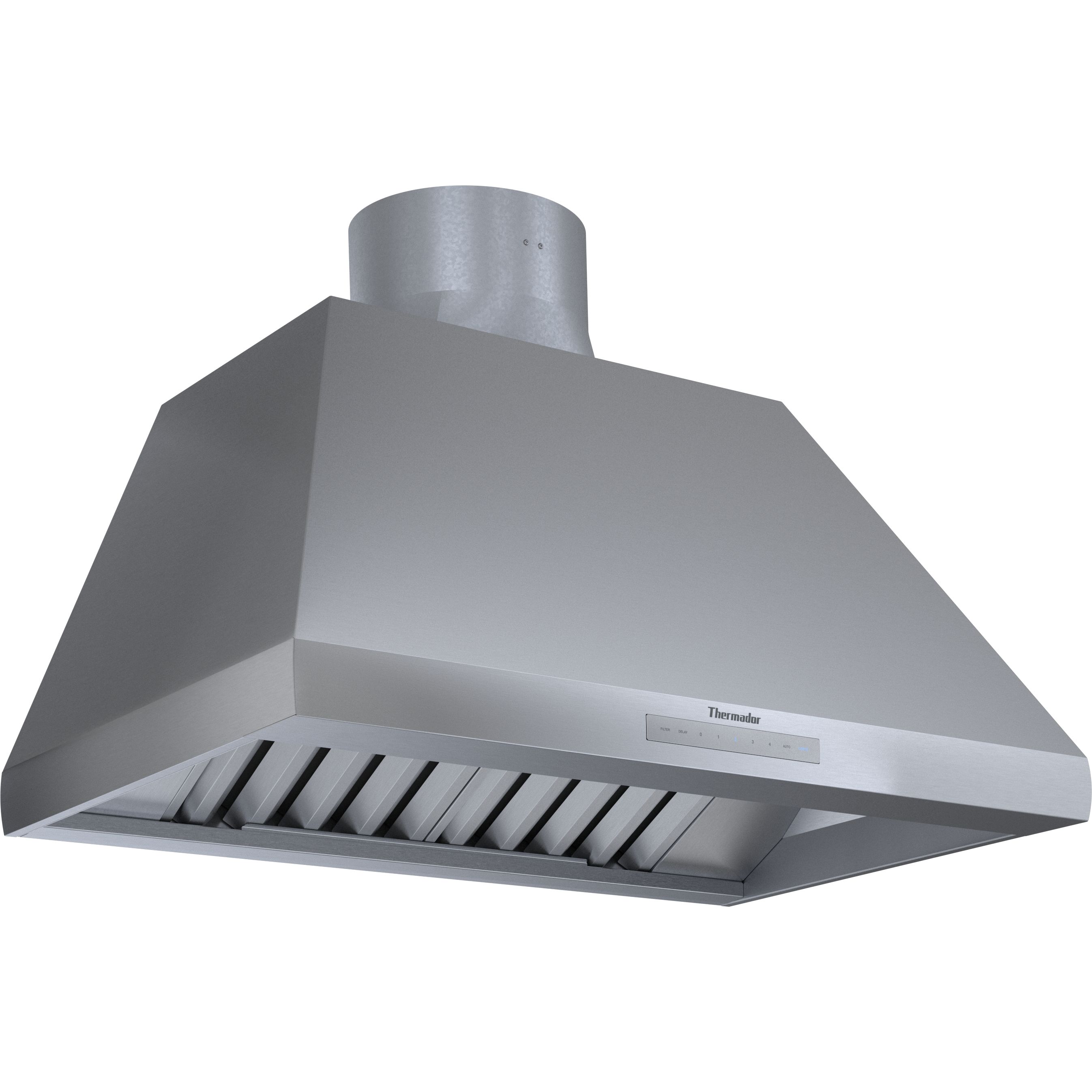 Thermador Professional, Pyramid Chimney Wall Hood, 36'', Stainless Steel