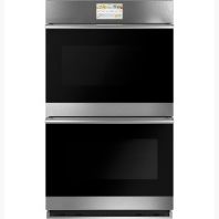 Cafe Café™ 30" Smart Double Wall Oven with Convection in Platinum Glass