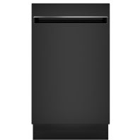 GE Profile™ ENERGY STAR® 18" ADA Compliant Stainless Steel Interior Dishwasher with Sanitize Cycle