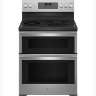 GE Profile™ 30" Smart Free-Standing Electric Double Oven Convection Range with No Preheat Air Fry