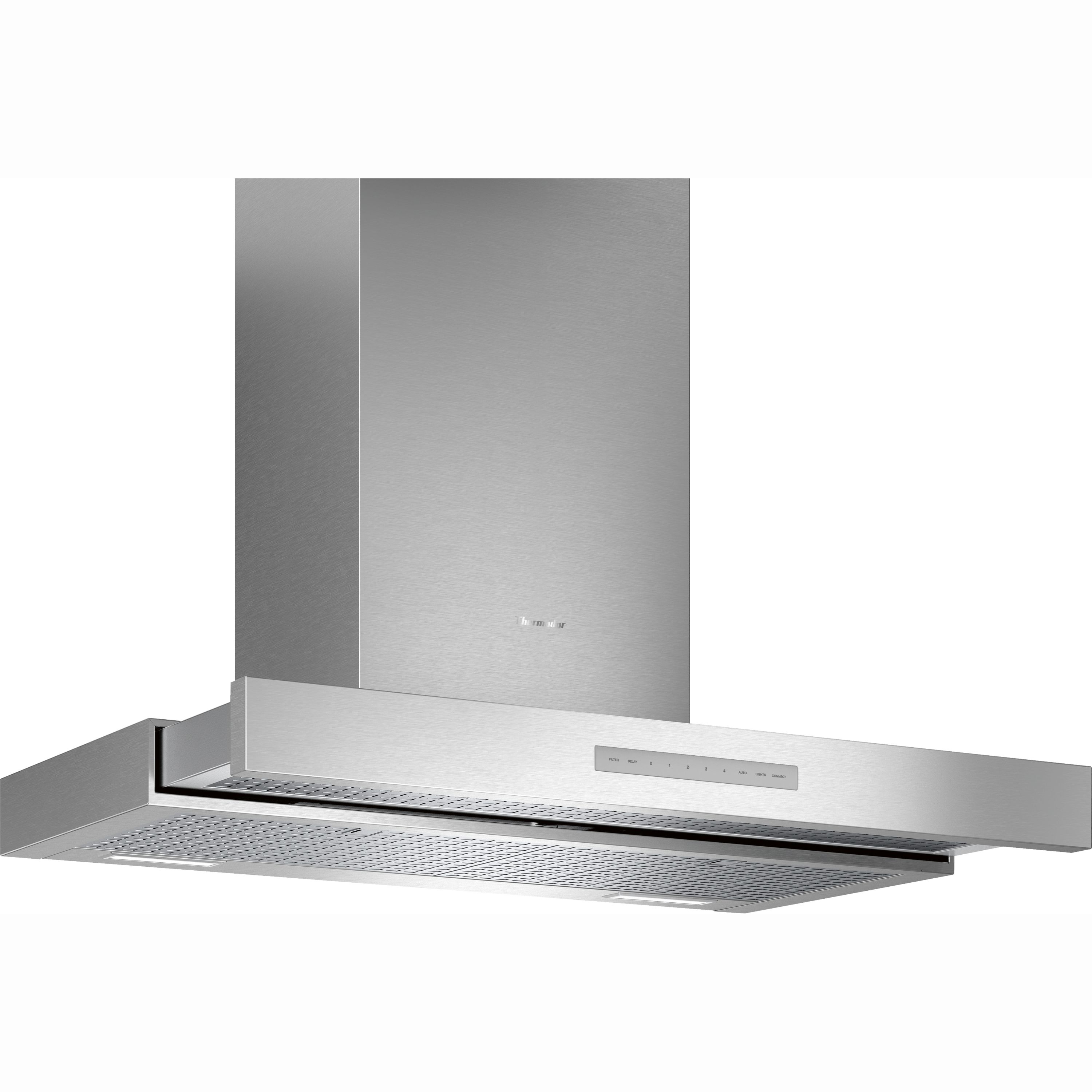 Thermador Masterpiece®, Drawer Chimney Wall Hood, 36'', Stainless Steel