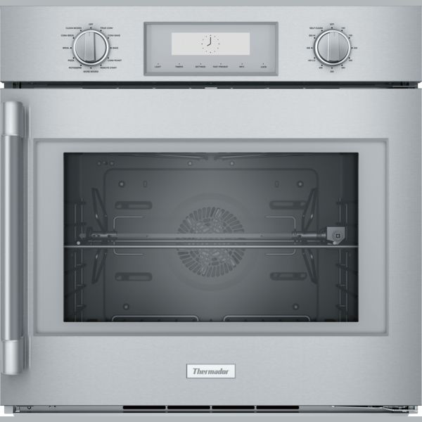 Thermador Professional, Single Wall Oven, 30'', Right Side Opening Door, Stainless Steel