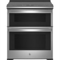 GE Profile™ 30" Smart Slide-In Electric Double Oven Convection Fingerprint Resistant Range