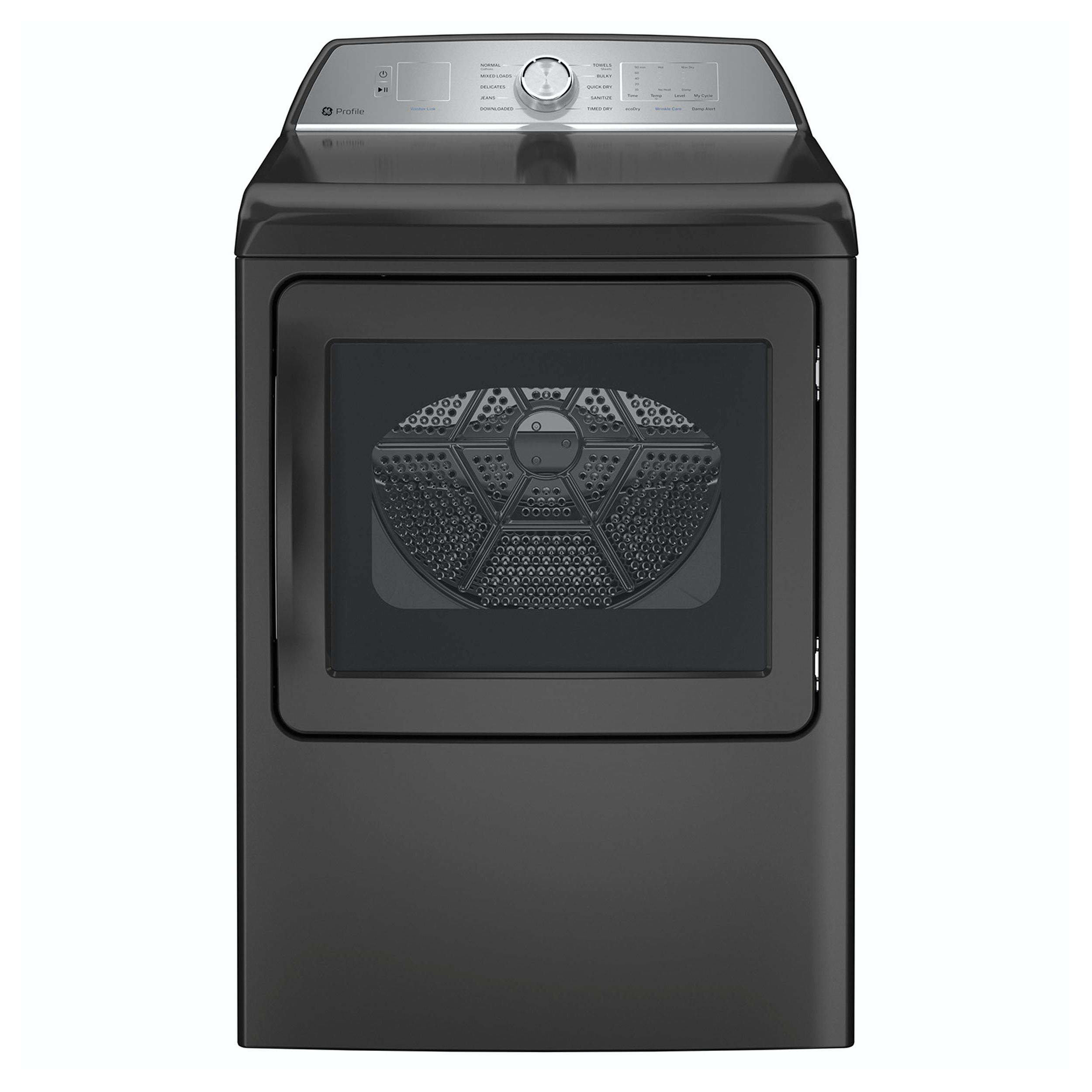 GE Profile™ ENERGY STAR® 7.4 cu. ft. Capacity aluminized alloy drum Electric Dryer with Sanitize Cycle and Sensor Dry