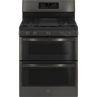 GE Profile™ 30" Free-Standing Gas Double Oven Convection Range with No Preheat Air Fry