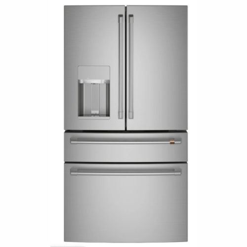 Cafe Café™ ENERGY STAR® 22.3 Cu. Ft. Smart Counter-Depth 4-Door French-Door Refrigerator