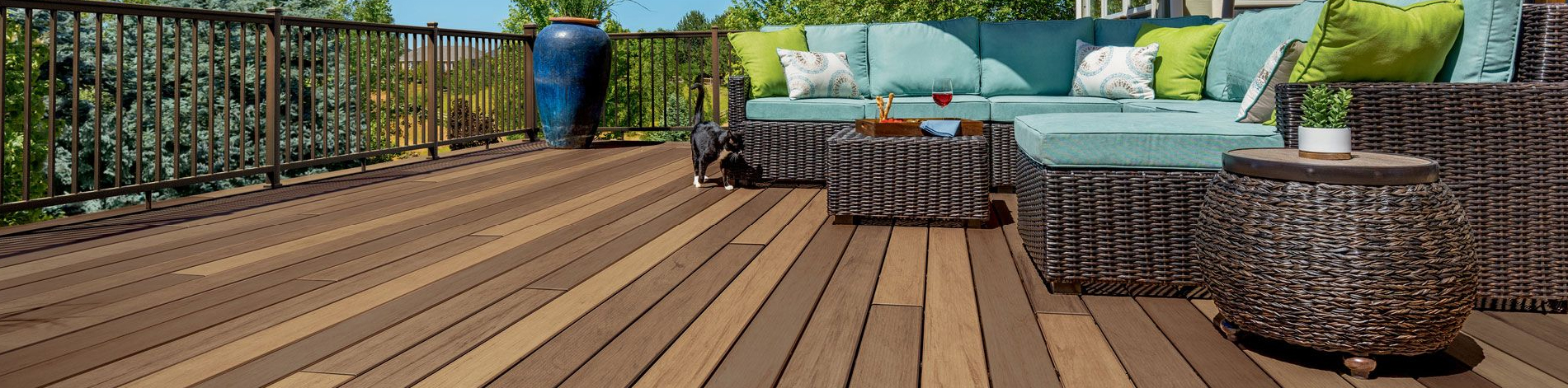 Composite pvc decking