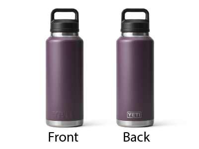 Yeti Rambler Bottle 36oz Metal Flames Purple