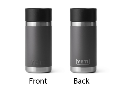 YETI Rambler Bottle, with Hot Shot Cap - CHARCOAL . 354ml