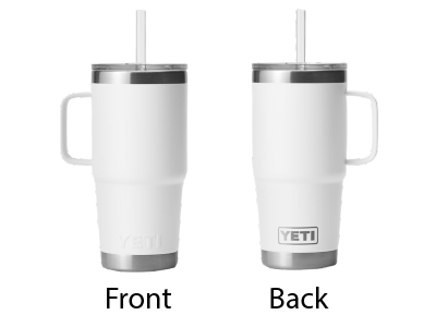 YETI Rambler 25oz Straw Mug-White