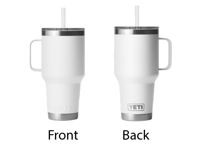 Yeti 35 oz. Rambler Straw Mug White