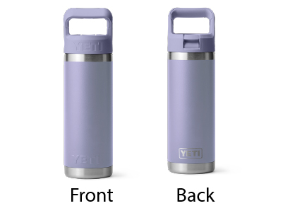 Personalized YETI 18oz Rambler Water Bottle With Matching Straw