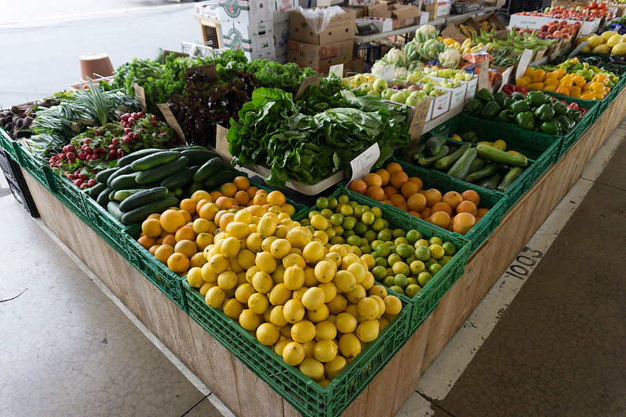 Fresh Produce in Marketplace
