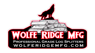 Search result page of Wolfe Ridge log splitters and firewood conveyors.