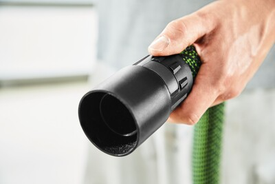 Simple dust extractor connection