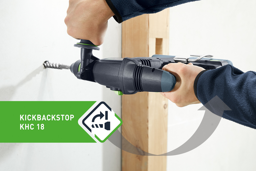 For improved control when working