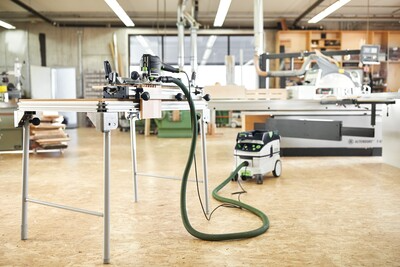 Cleaner working with a system