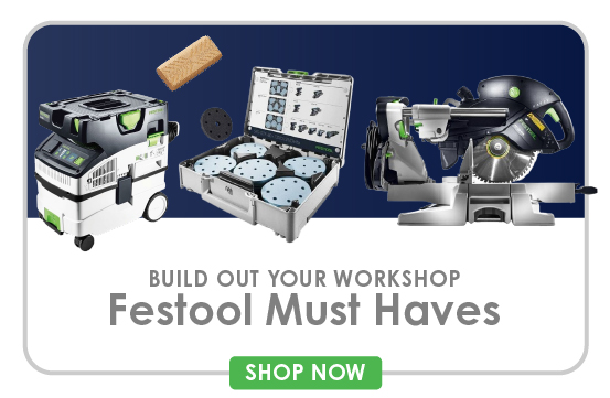 Festool brand page with links to tools, accessories, and more.