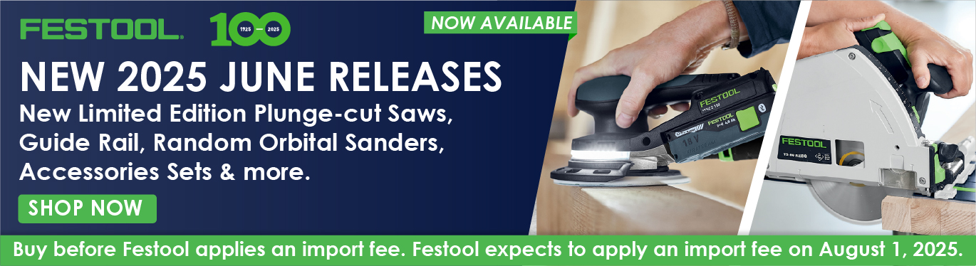Search result page to NEW tools, kits, and accessories from Festool.