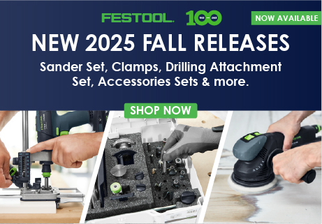 Search result page to pre-order tools, kits, and accessories from Festool.