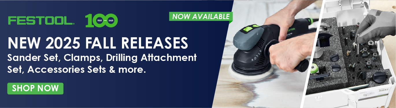 Festool New 2025 Fall Release Search Page.