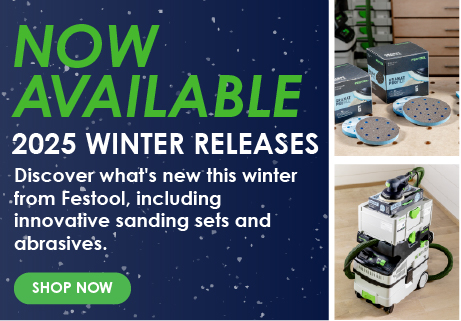 Festool New 2025 Winter Release Search Page.