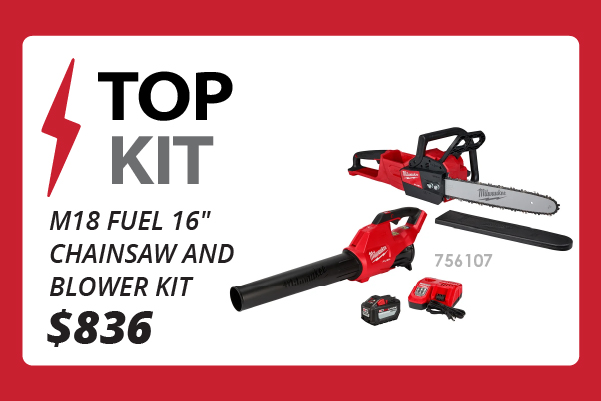 Milwaukee M18™ Chainsaw Kit.