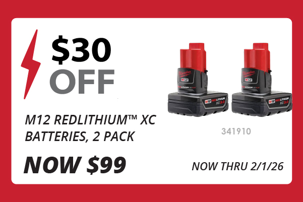 Milwaukee M18™ batteries.