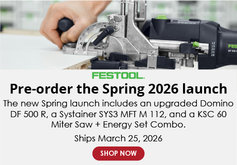 Festool New pre-order Search Page.