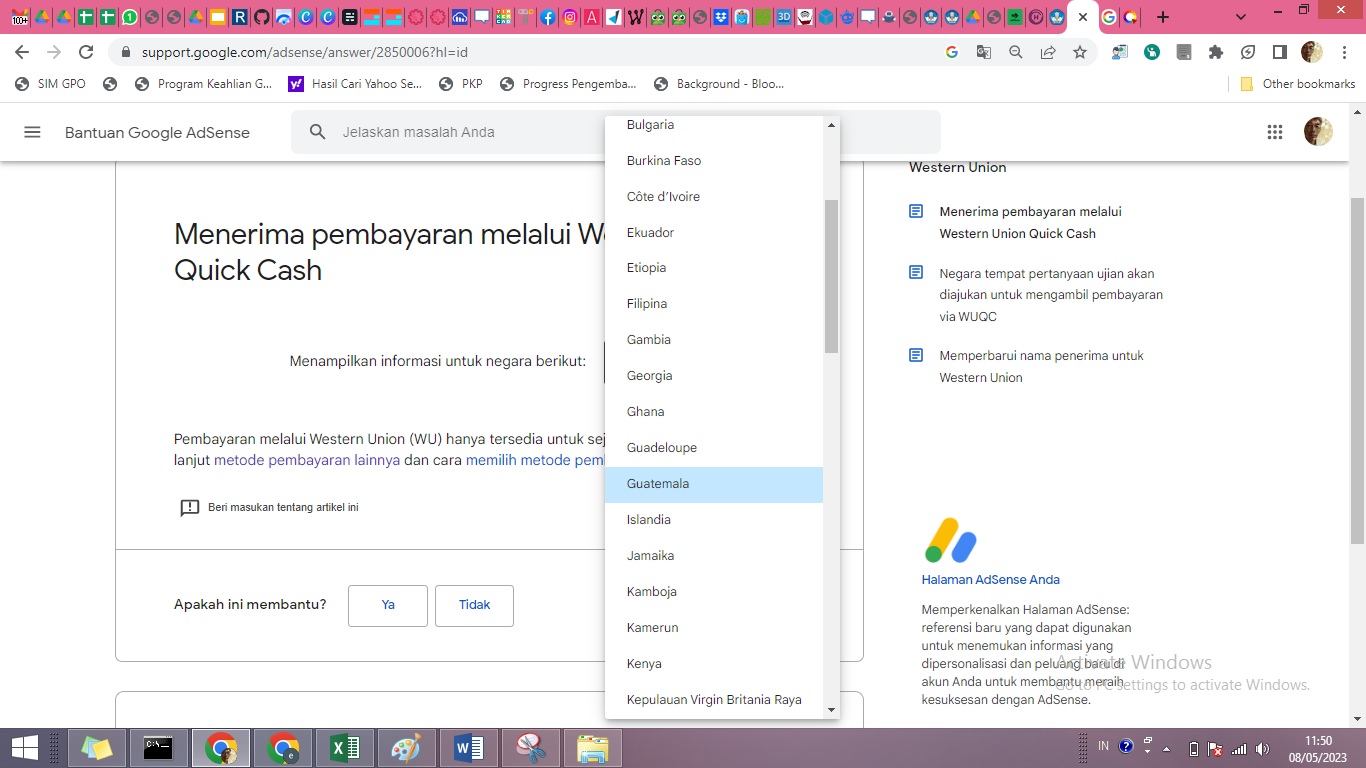 Dilema Pembayaran Adsense: Ketika Tombol "Terima Pembayaran" Menghilang