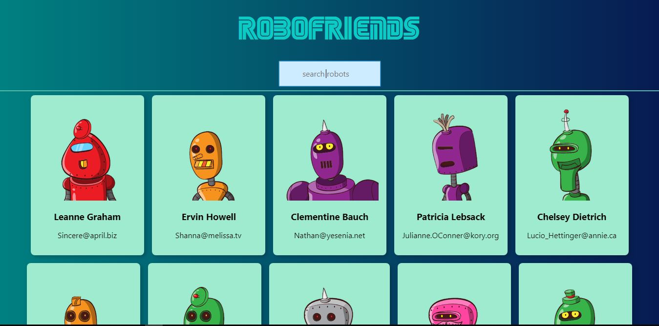 Robo Friends App