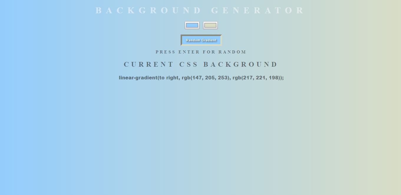 CSS Gradient Generator