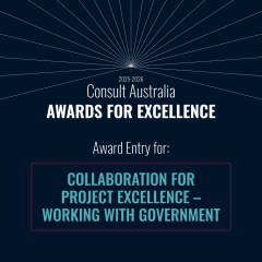 2025-26 Awards for Excellence - Collaboration for Project Excellence - Working with Government