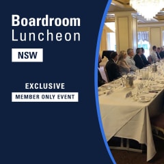 Boardroom Luncheon with Anita Mitchell, Chief Executive of Placemaking NSW